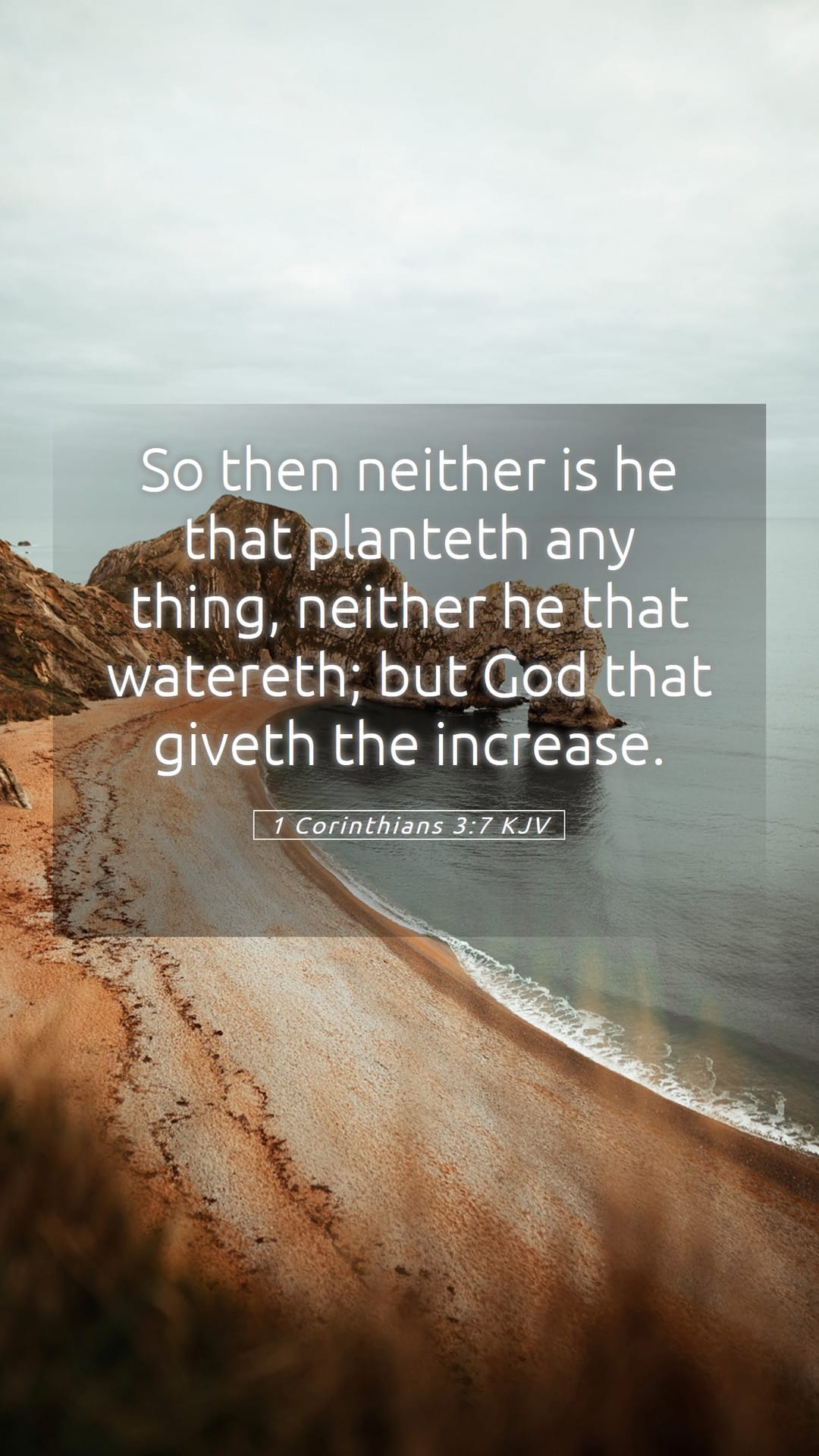 1 Corinthians 3:7 — Mobile (Portrait)