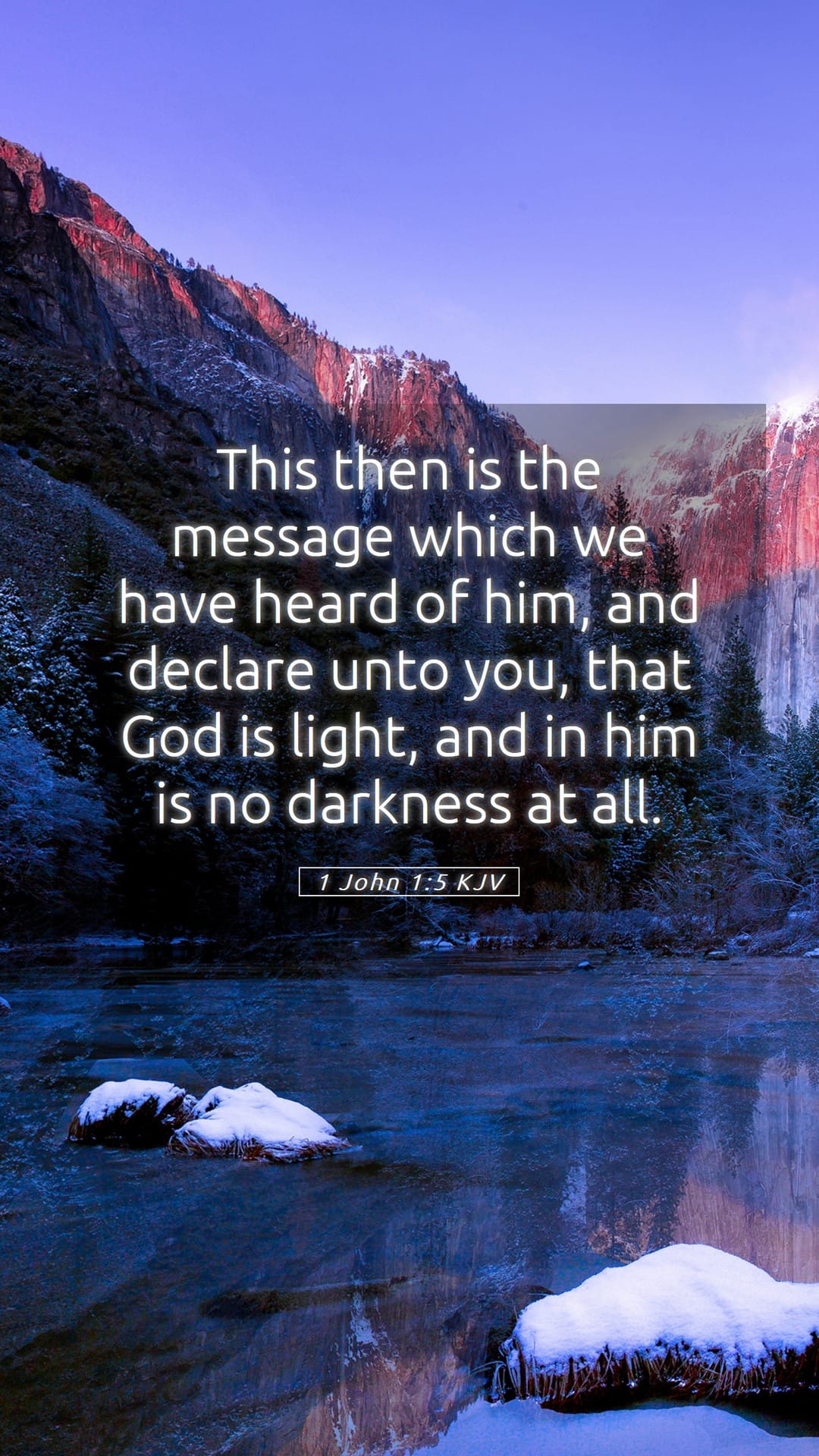 1 John 1:5 — Mobile (Portrait)