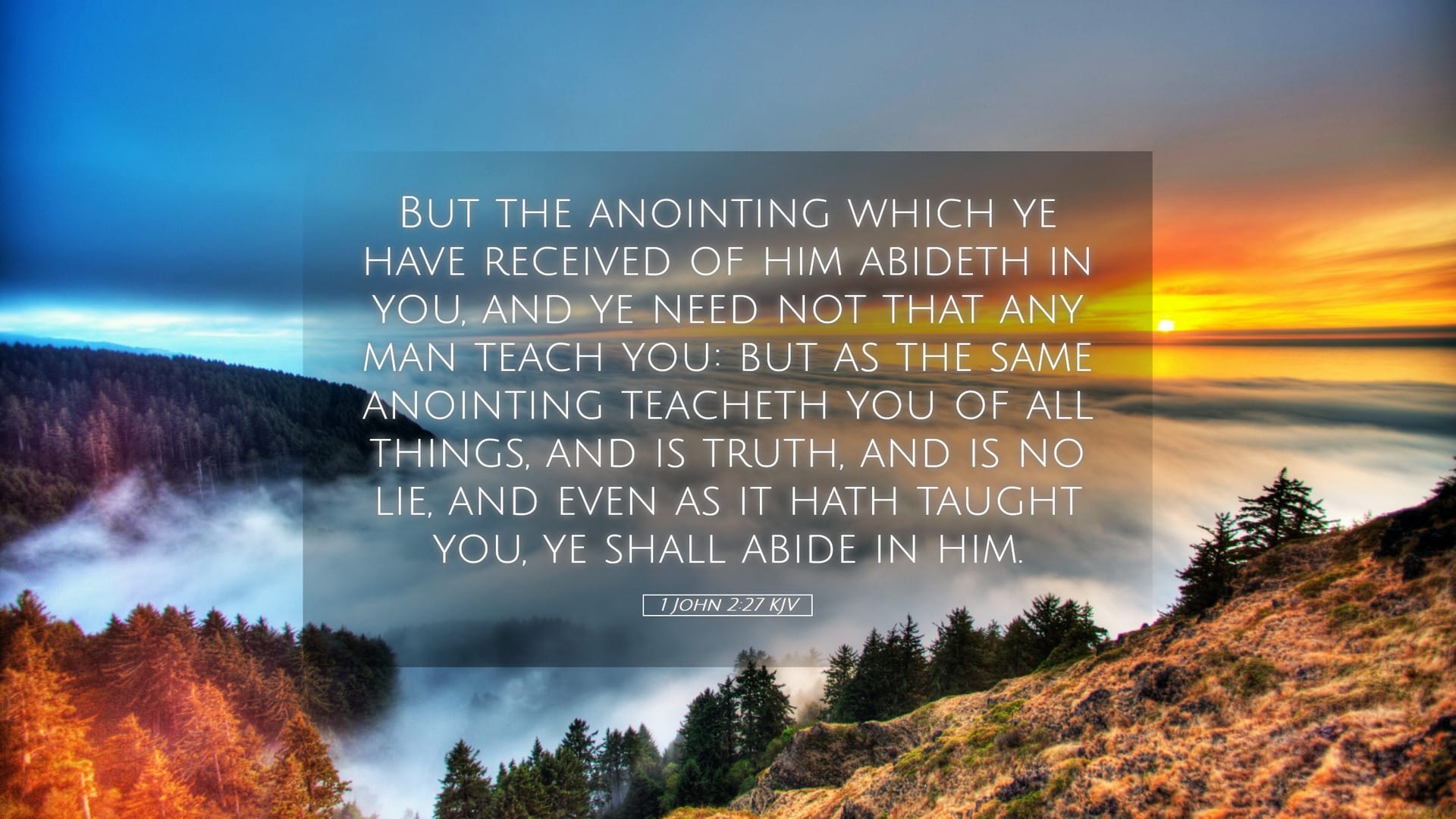 1 John 2:27 — Desktop (Landscape)
