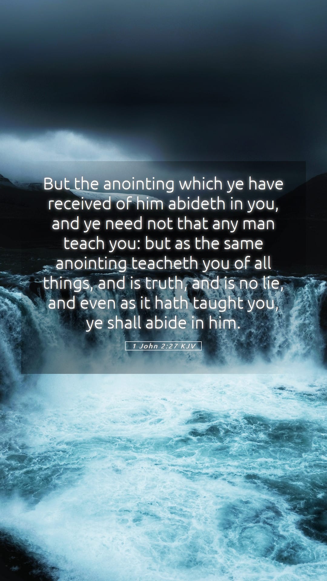 1 John 2:27 — Mobile (Portrait)