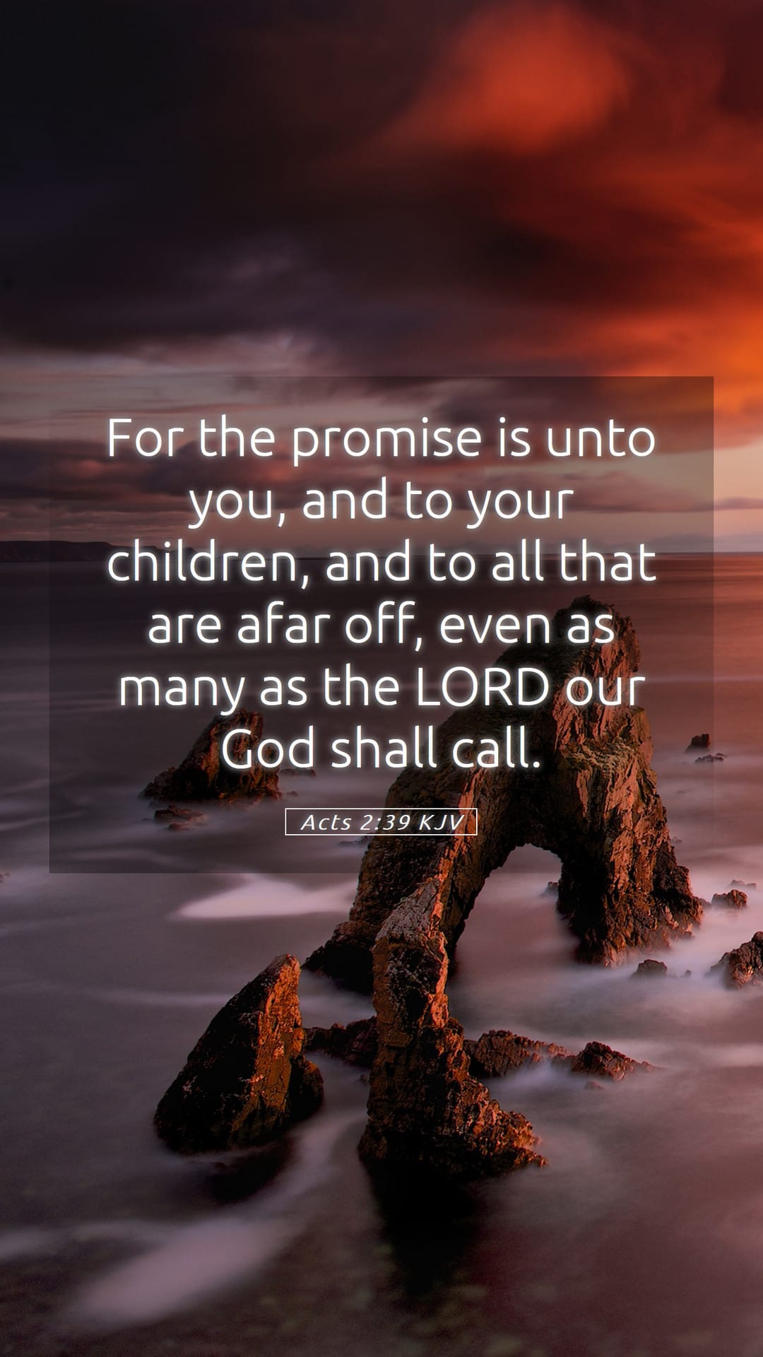 Acts 2:39 — Mobile (Portrait)