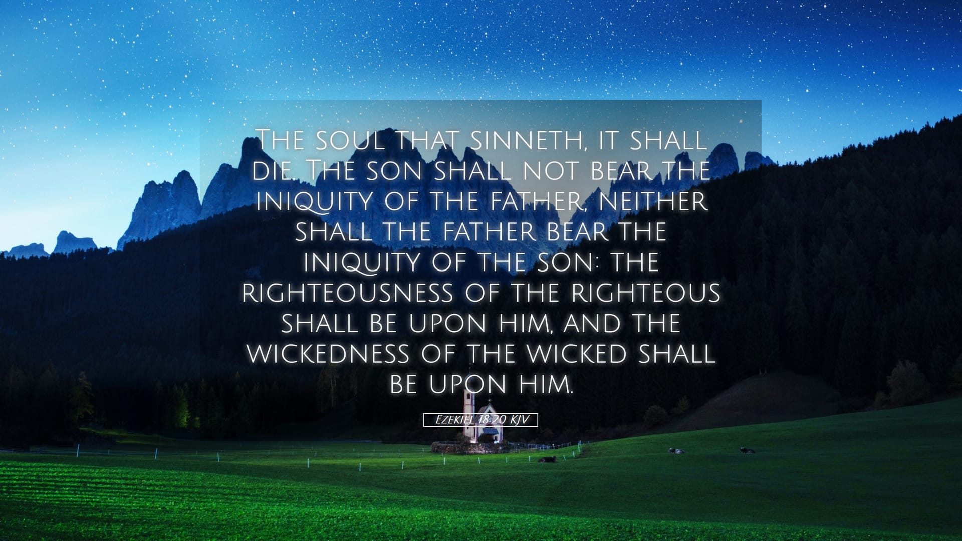 Ezekiel 18:20 — Desktop (Landscape)