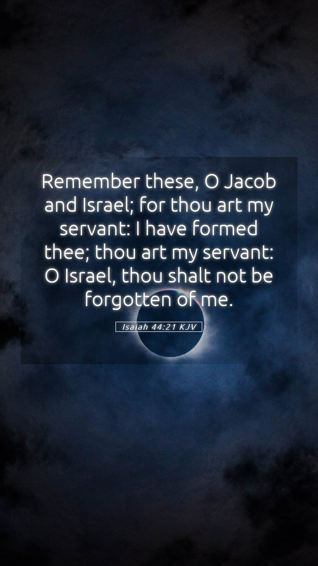 Isaiah 44:21 — Mobile (Portrait)