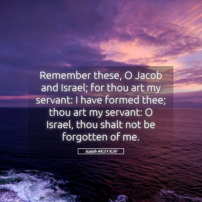 Isaiah 44:21 — Square (1:1)