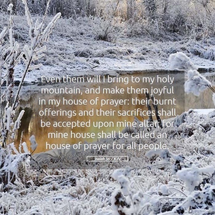 Isaiah 56:7 — Square (1:1)