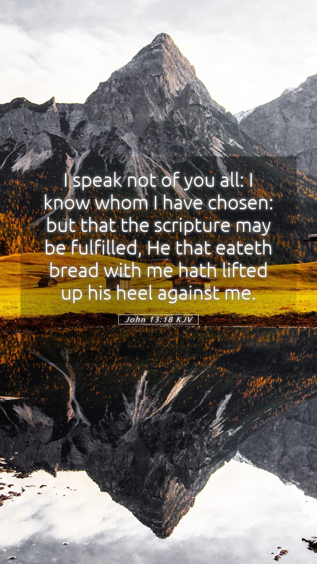 John 13:18 — Mobile (Portrait)