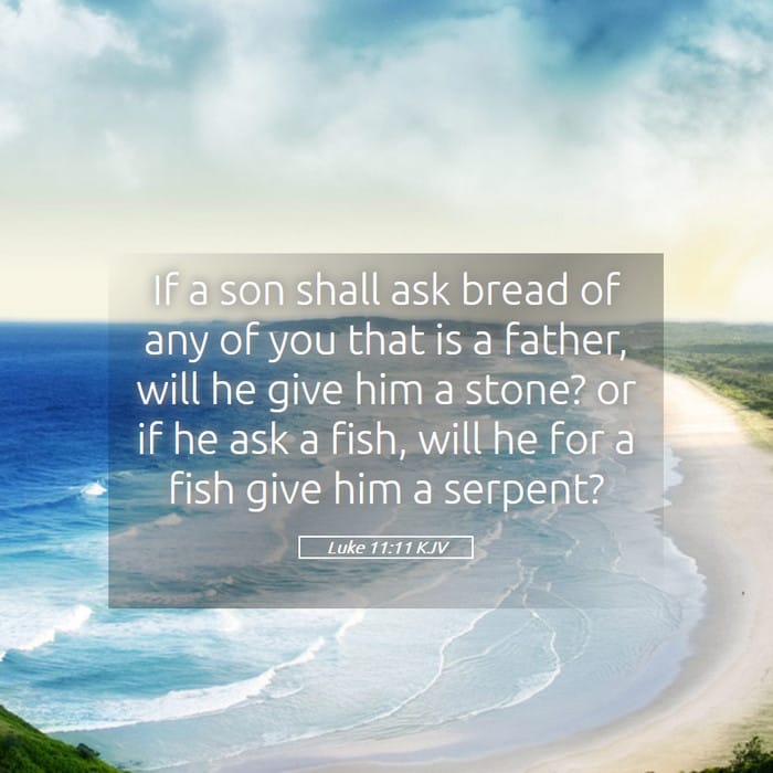 Luke 11:11 — Square (1:1)