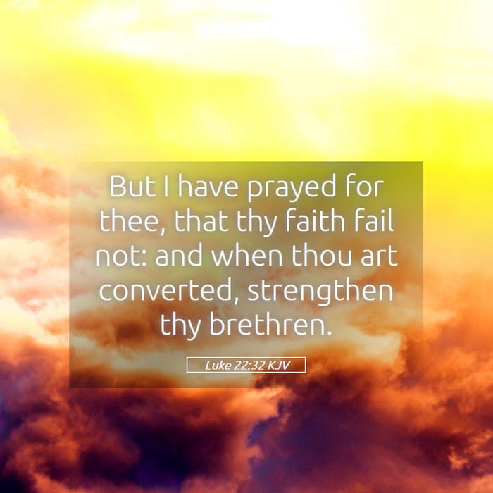 Luke 22:32 — Square (1:1)