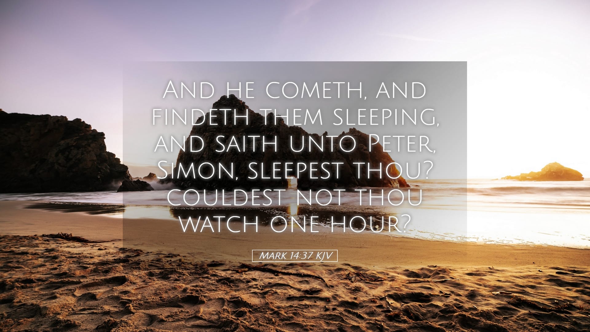 Mark 14:37 — Desktop (Landscape)