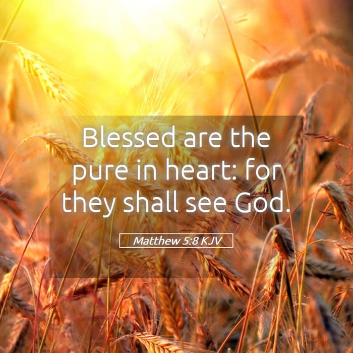 Matthew 5:8 — Square (1:1)