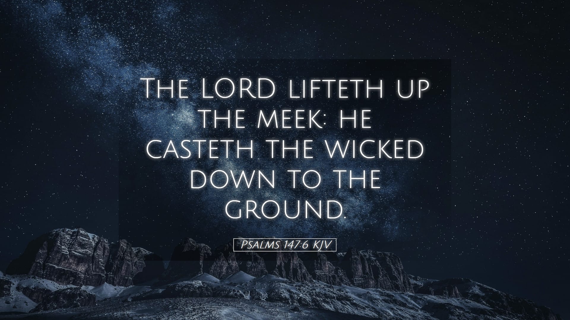 Psalms 147:6 — Desktop (Landscape)