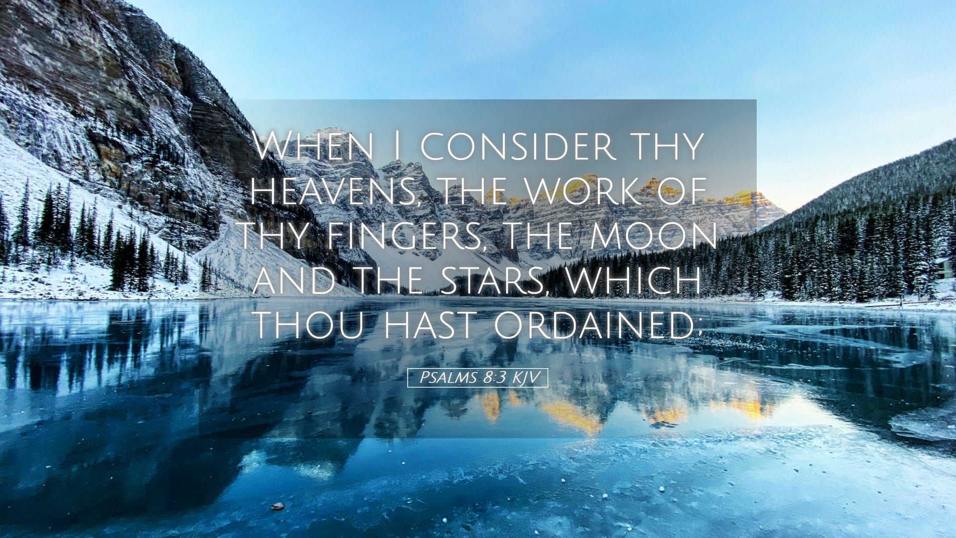 Psalms 8:3 — Desktop (Landscape)