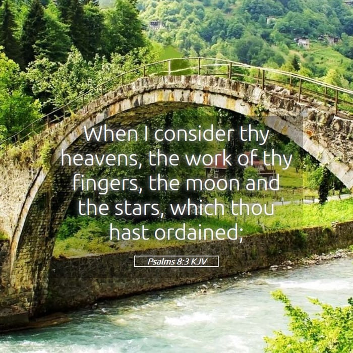 Psalms 8:3 — Square (1:1)