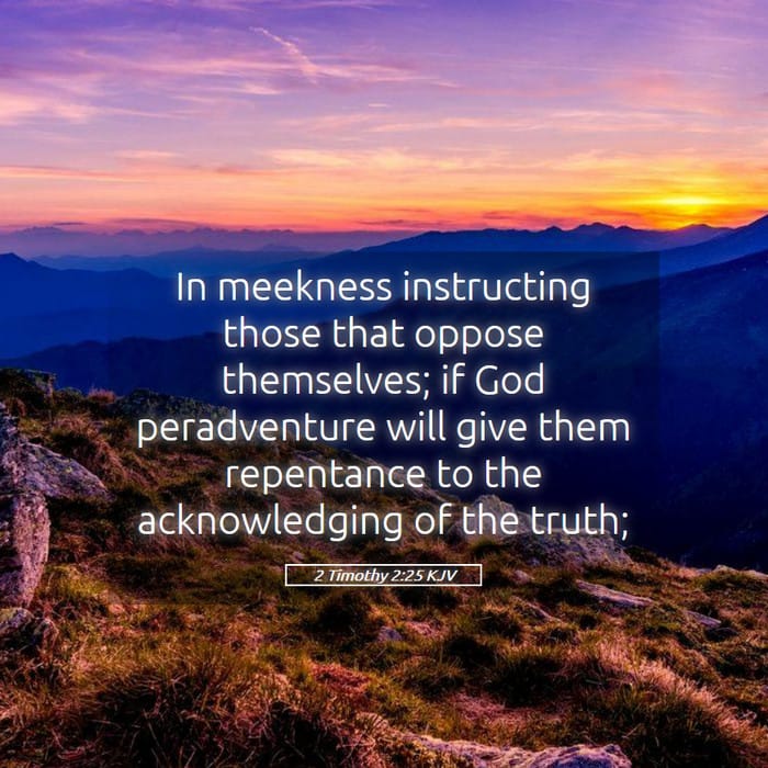 2 Timothy 2:25 — Square (1:1)