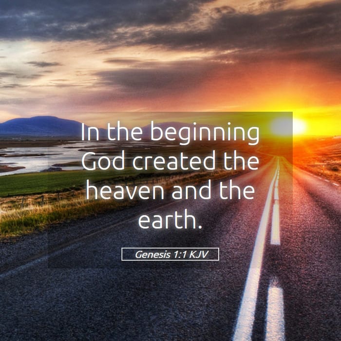 Genesis 1:1 — Square (1:1)