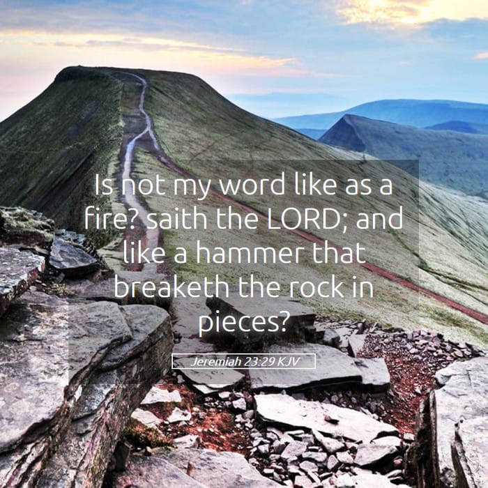 Jeremiah 23:29 — Square (1:1)