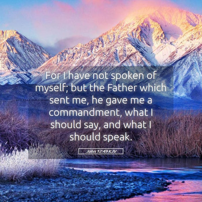 John 12:49 — Square (1:1)