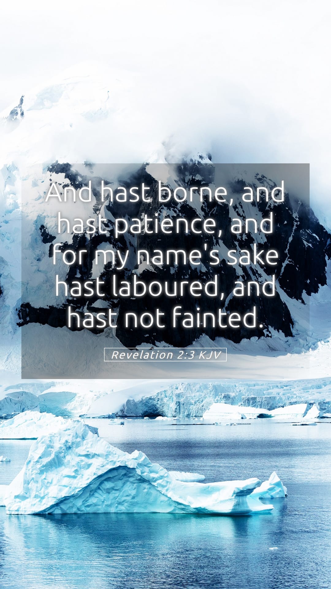 Revelation 2:3 — Mobile (Portrait)