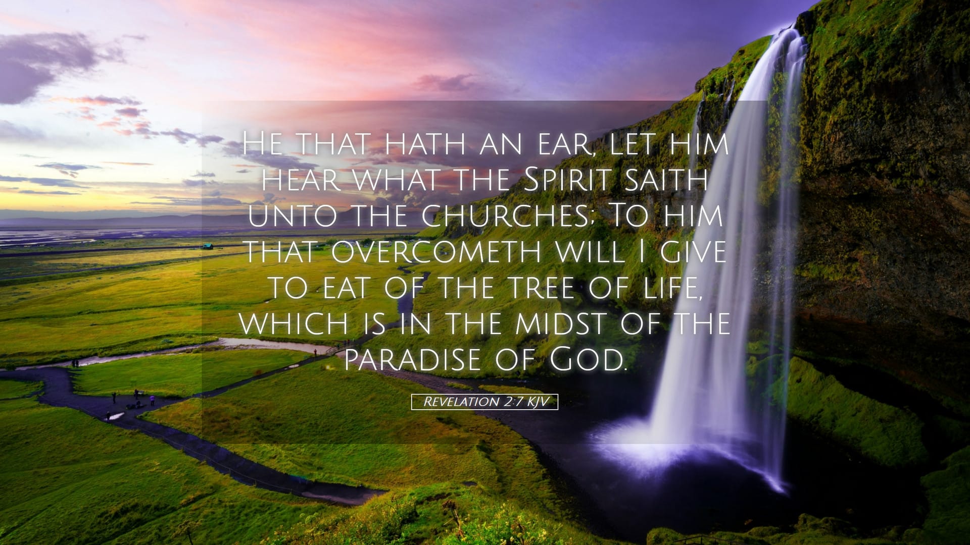 Revelation 2:7 — Desktop (Landscape)