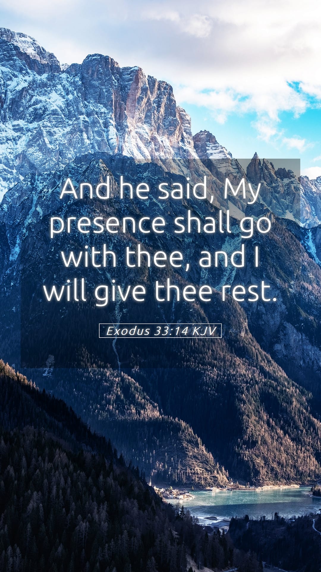 Exodus 33:14 — Mobile (Portrait)