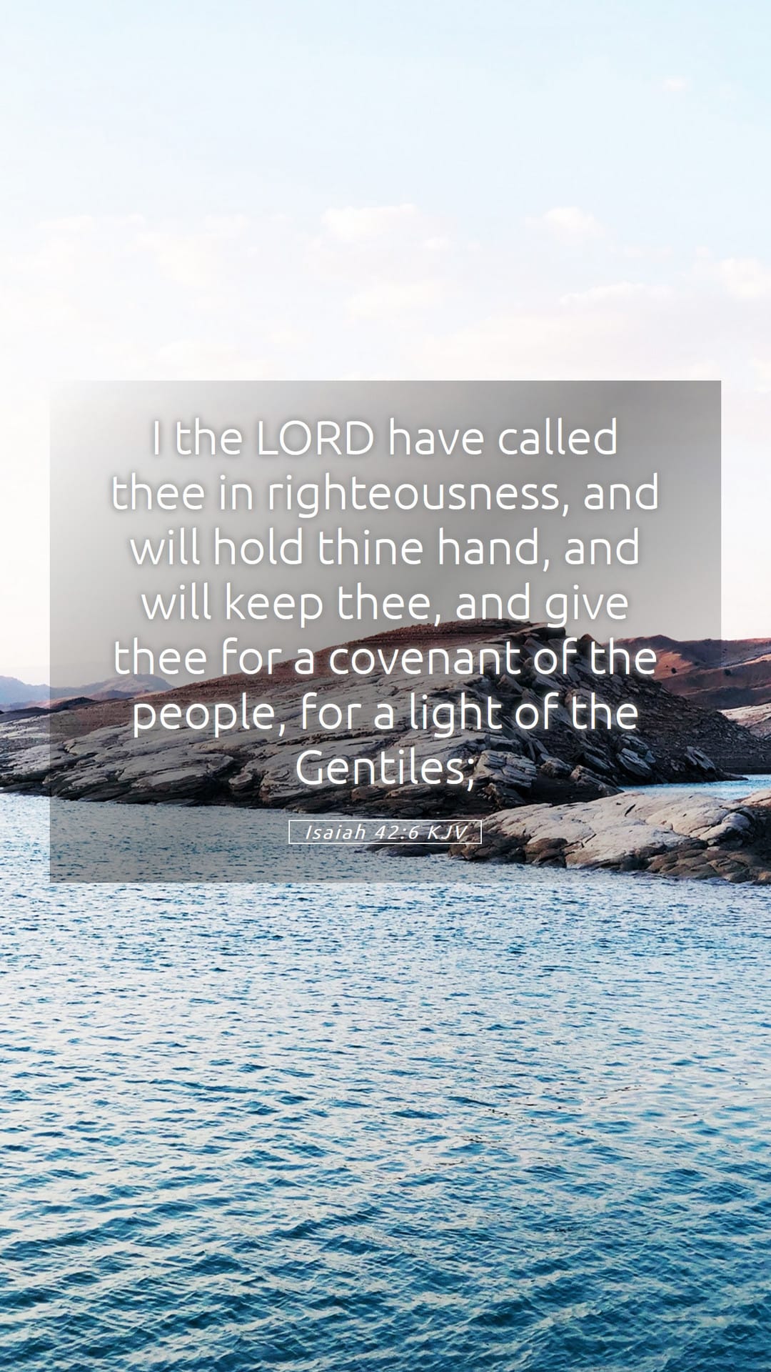 Isaiah 42:6 — Mobile (Portrait)
