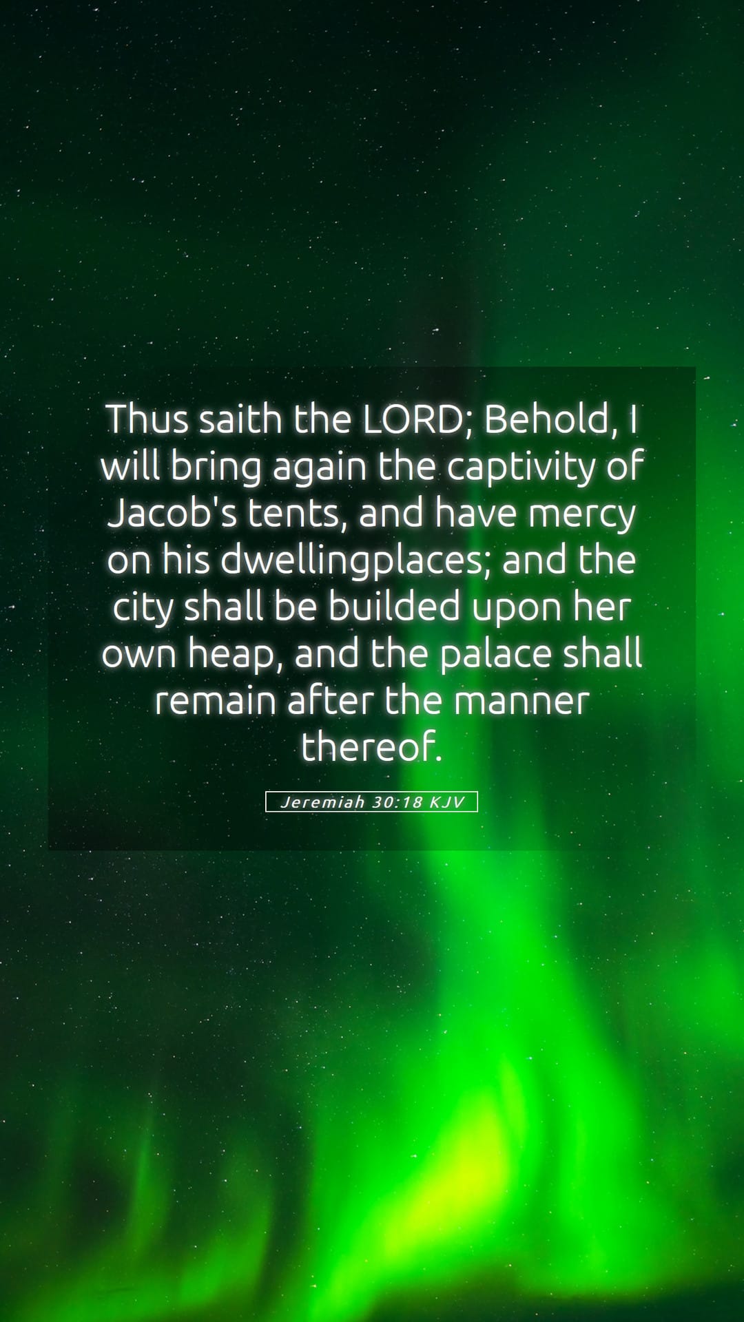 Jeremiah 30:18 — Mobile (Portrait)