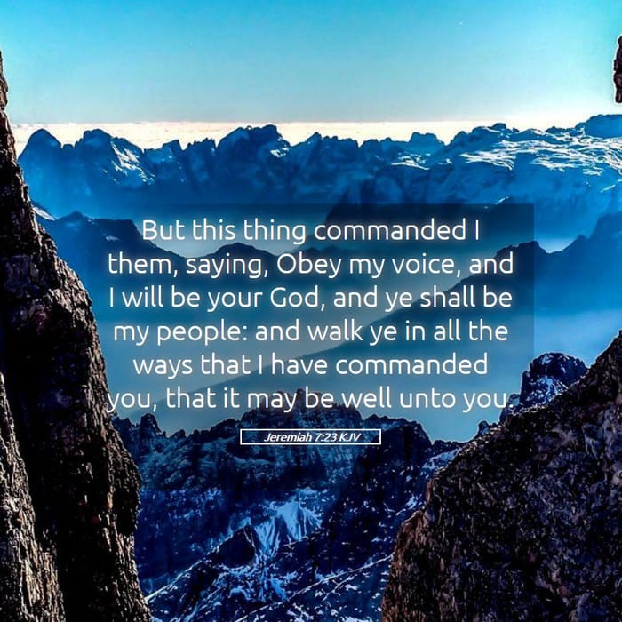 Jeremiah 7:23 — Square (1:1)