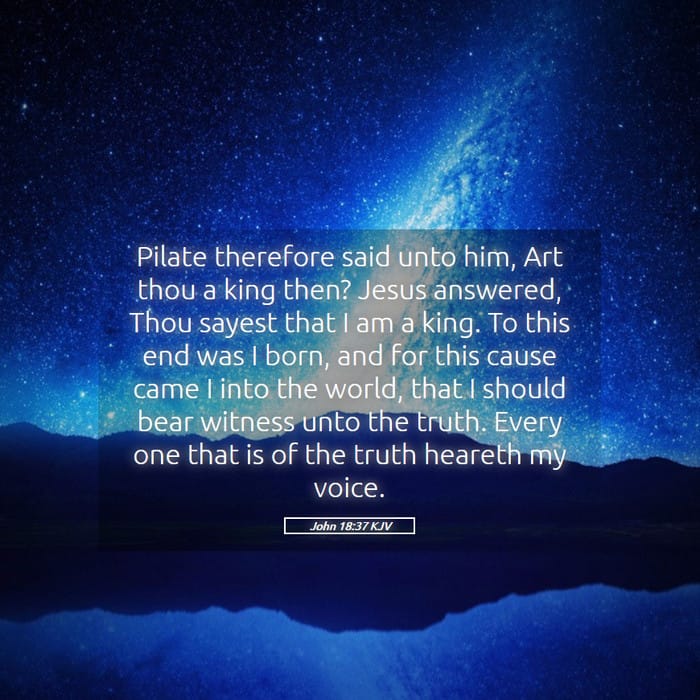 John 18:37 — Square (1:1)