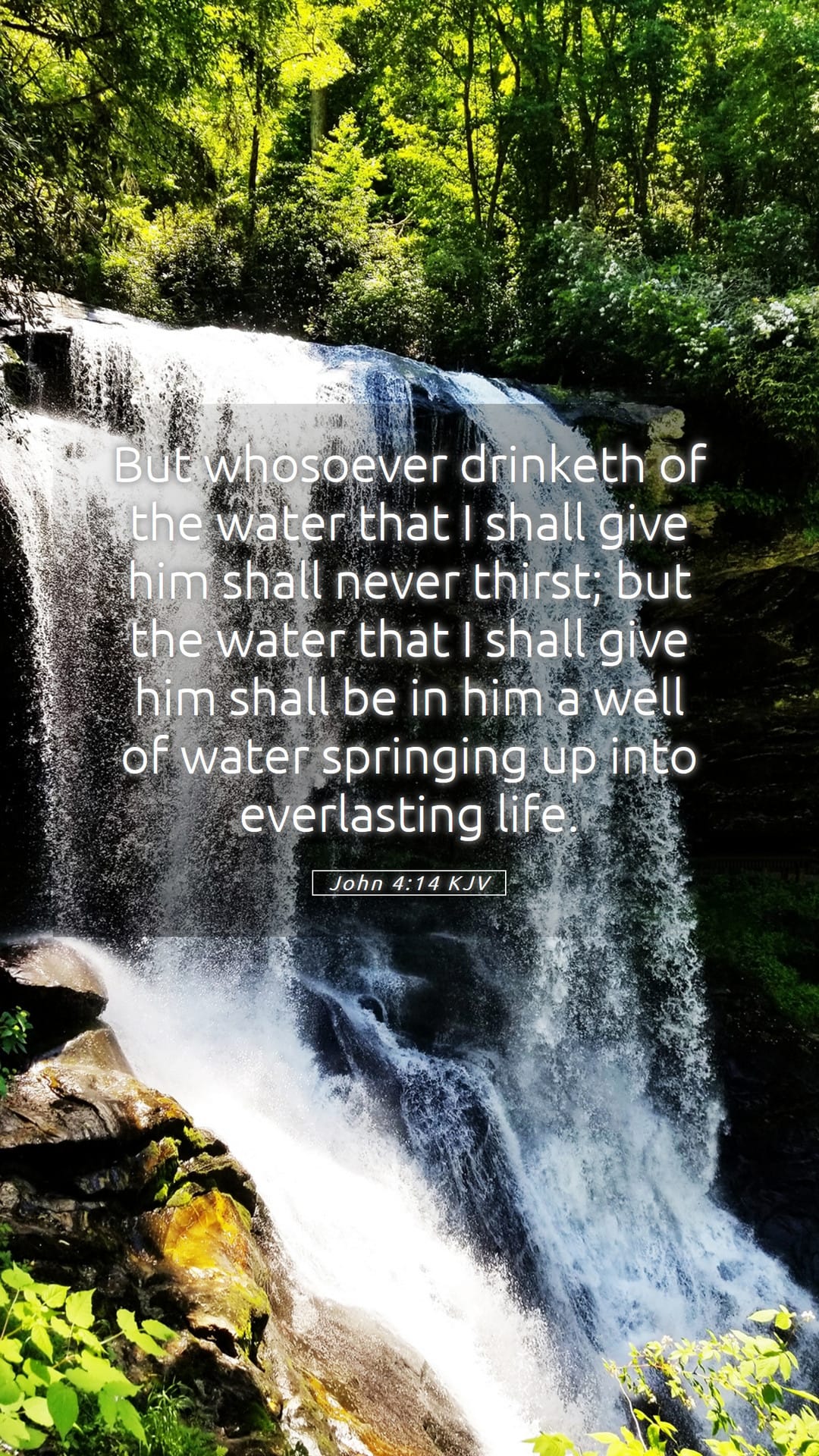 John 4:14 — Mobile (Portrait)