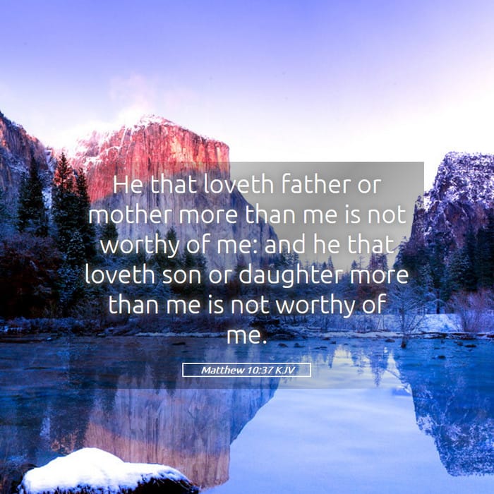 Matthew 10:37 — Square (1:1)