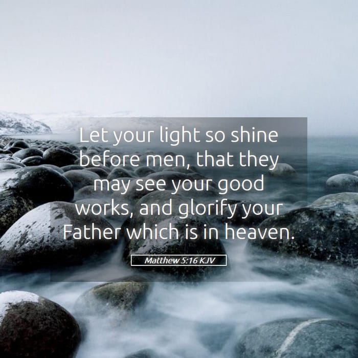 Matthew 5:16 — Square (1:1)