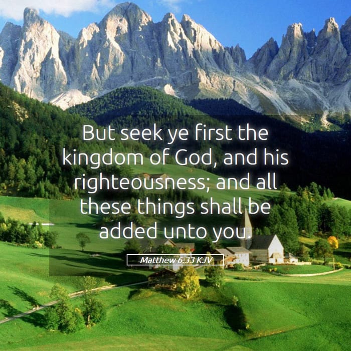 Matthew 6:33 — Square (1:1)
