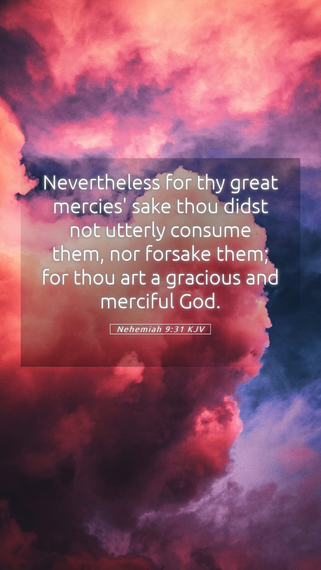 Nehemiah 9:31 — Mobile (Portrait)
