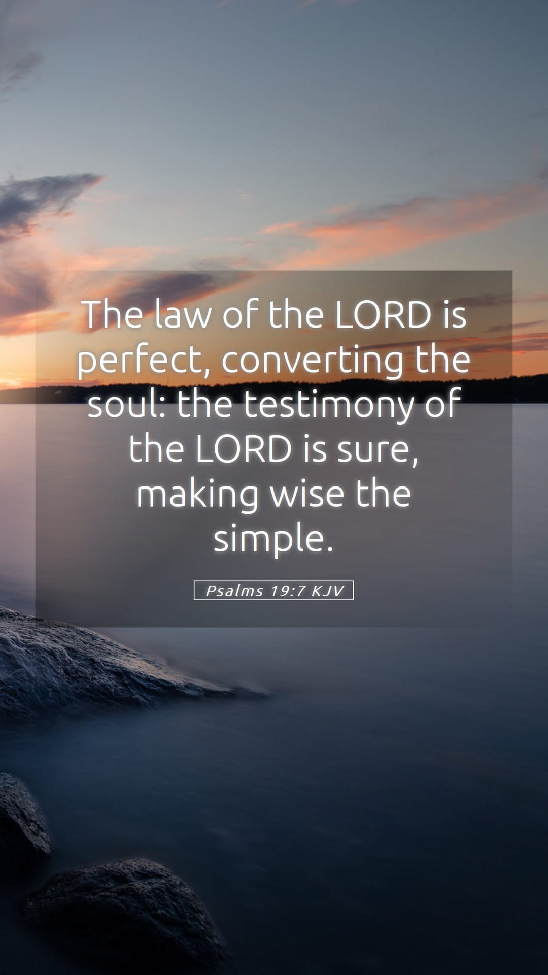 Psalms 19:7 — Mobile (Portrait)