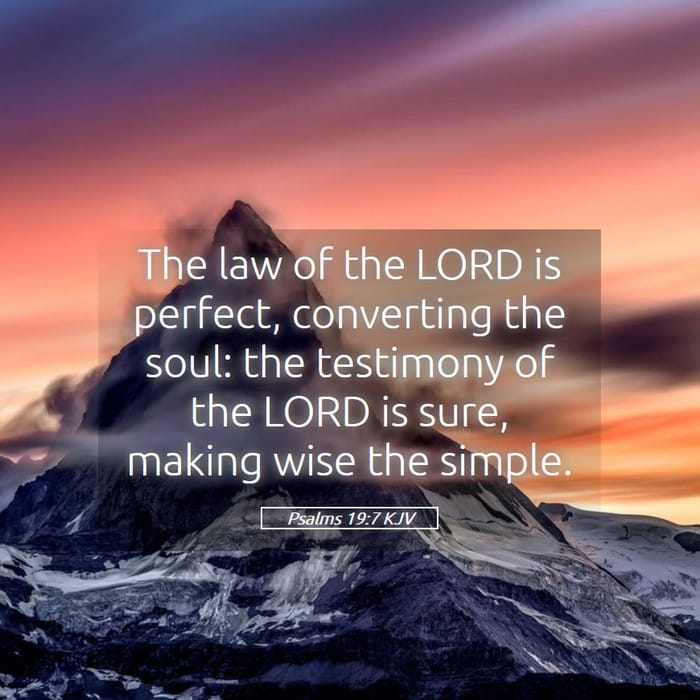 Psalms 19:7 — Square (1:1)