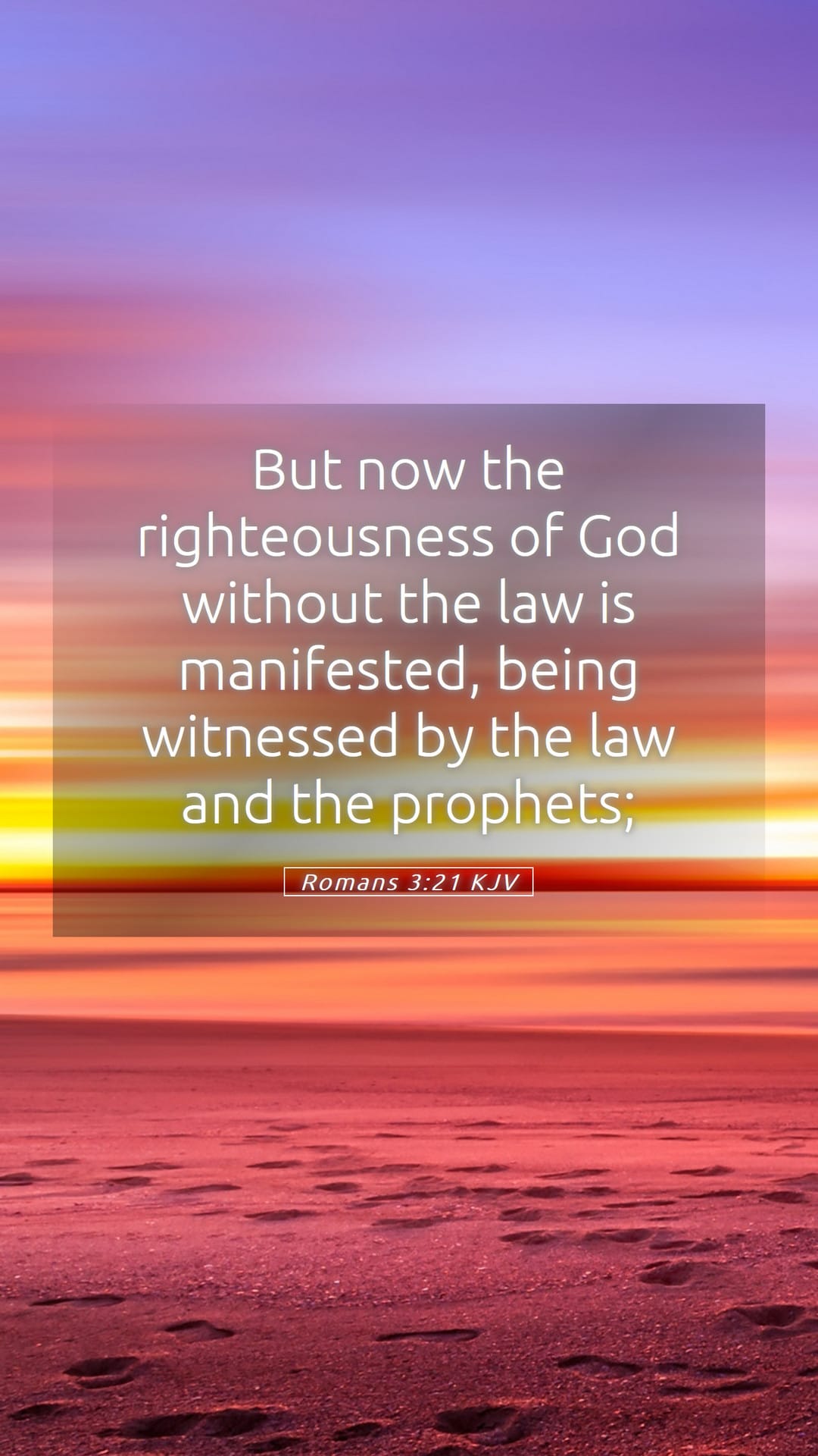 Romans 3:21 — Mobile (Portrait)