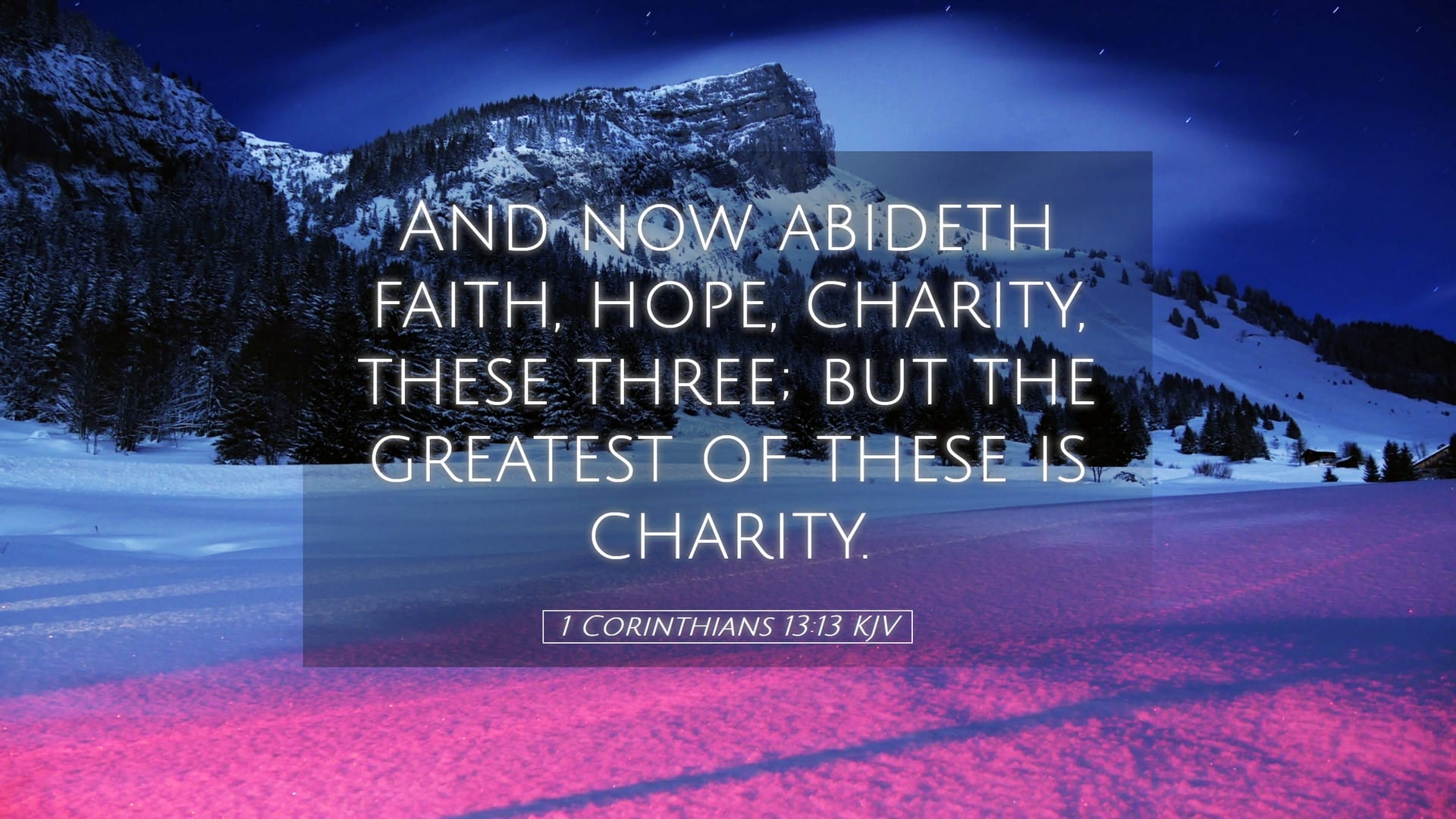 1 Corinthians 13:13 — Desktop (Landscape)