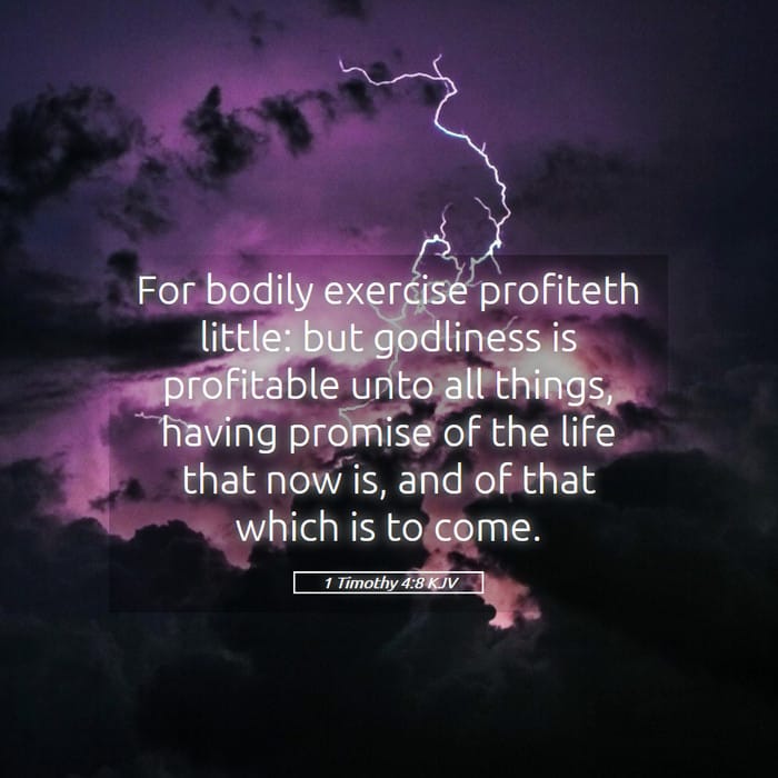 1 Timothy 4:8 — Square (1:1)