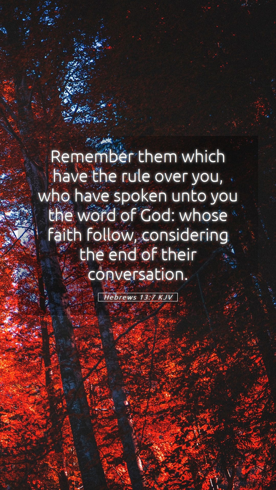 Hebrews 13:7 — Mobile (Portrait)