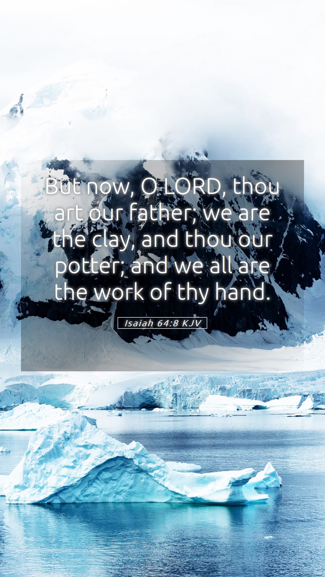 Isaiah 64:8 — Mobile (Portrait)