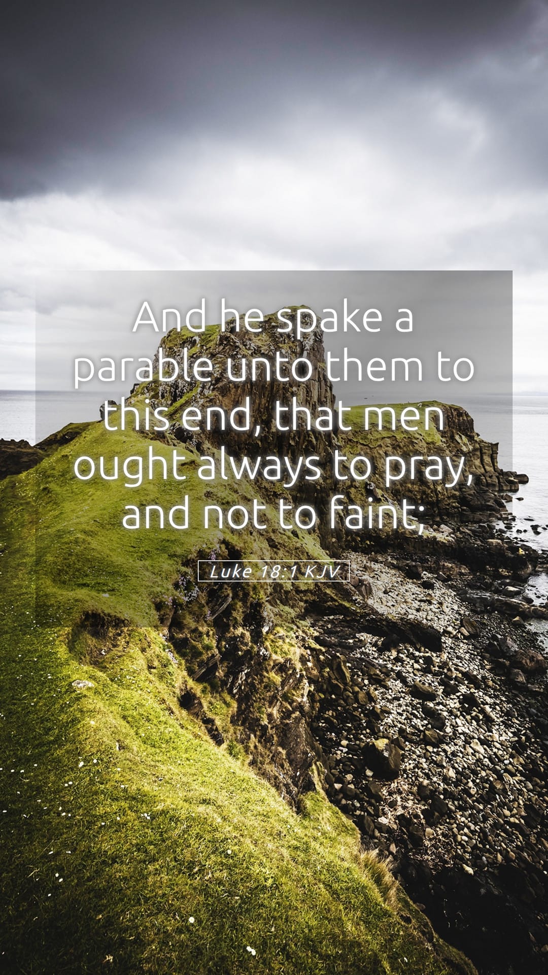 Luke 18:1 — Mobile (Portrait)