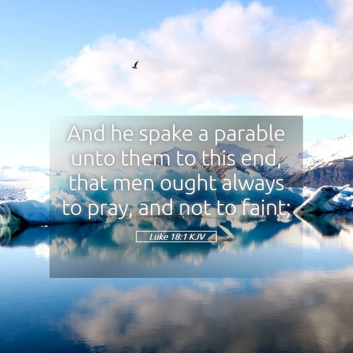 Luke 18:1 — Square (1:1)