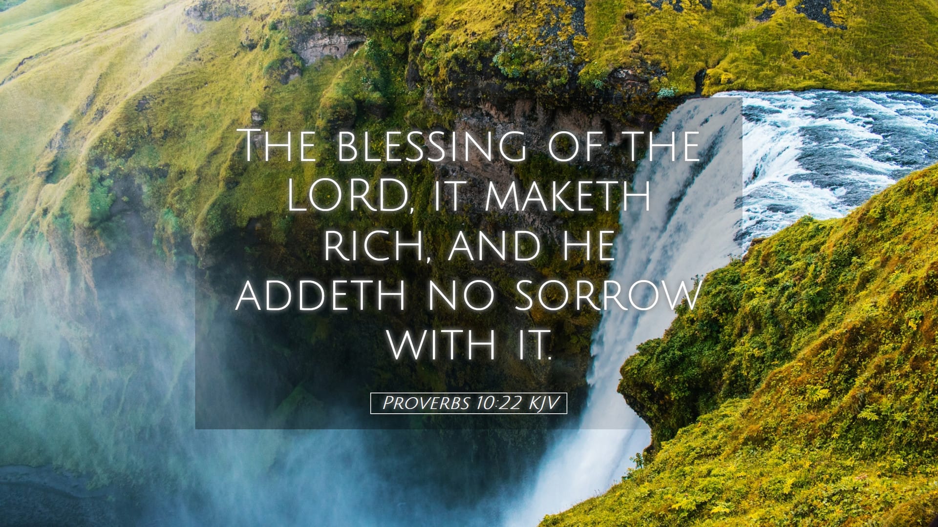 Proverbs 10:22 — Desktop (Landscape)