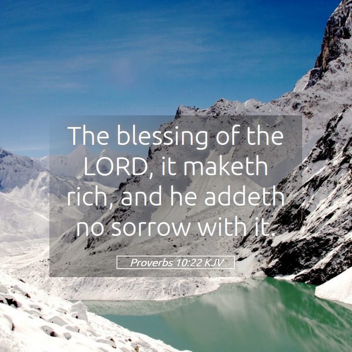 Proverbs 10:22 — Square (1:1)