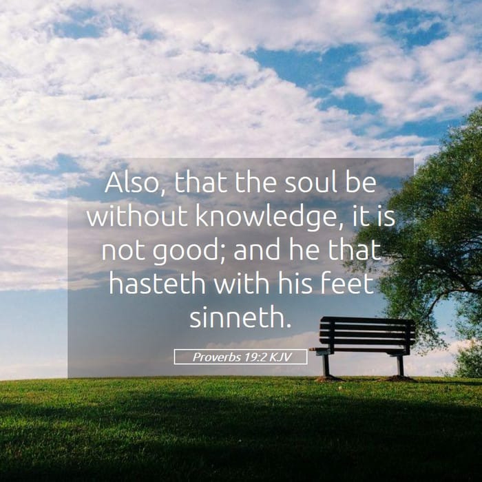 Proverbs 19:2 — Square (1:1)