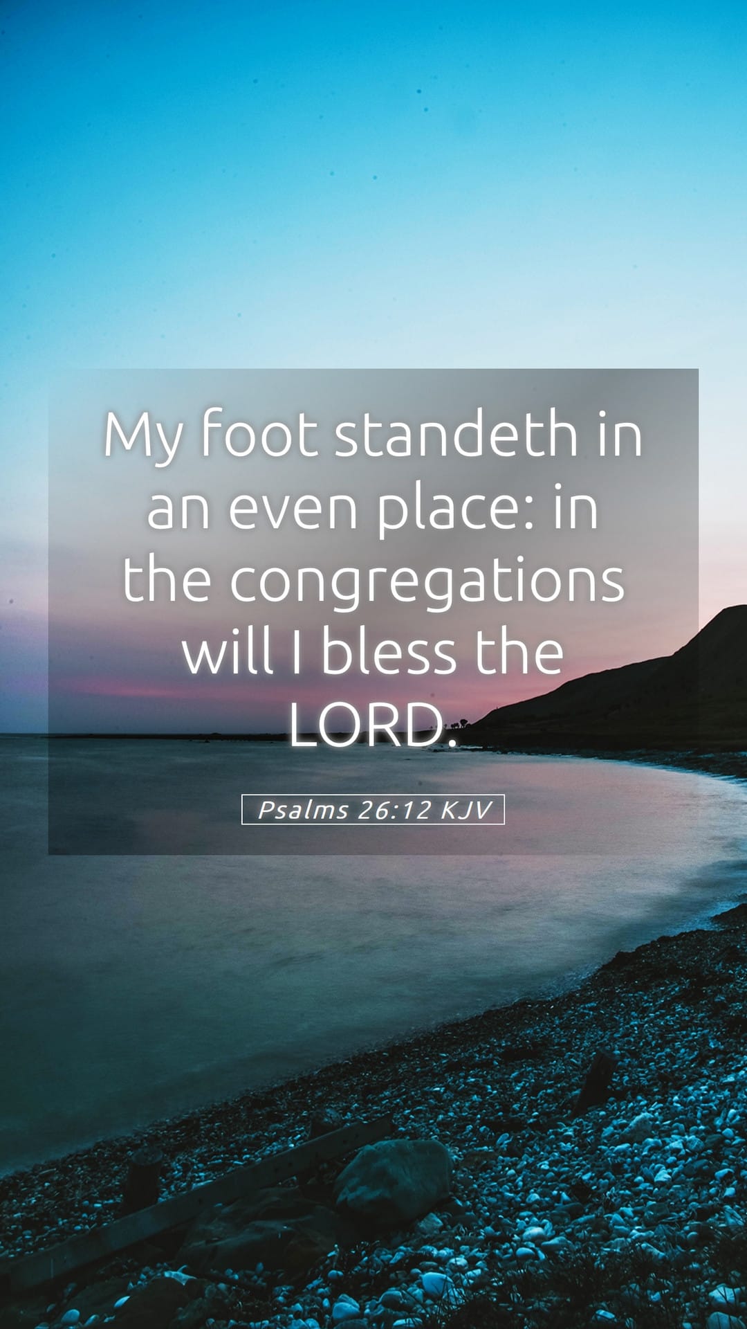 Psalms 26:12 — Mobile (Portrait)