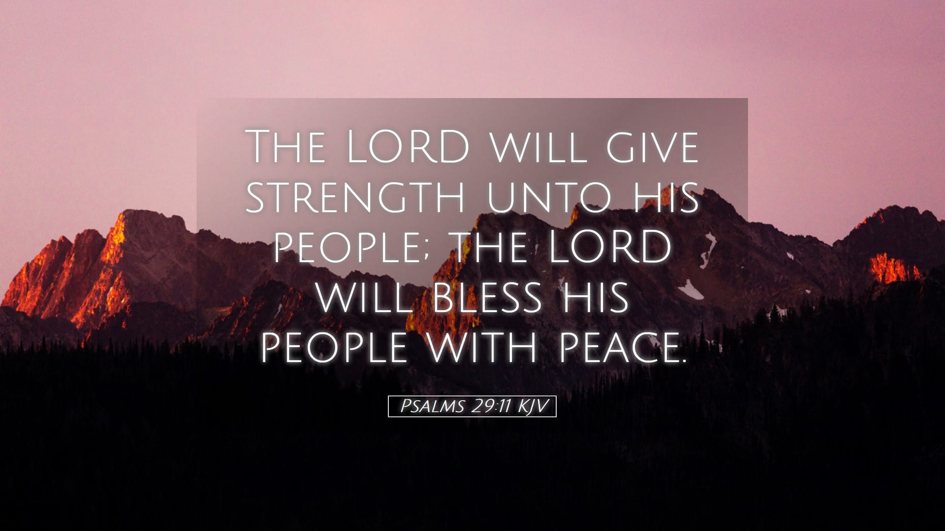 Psalms 29:11 — Desktop (Landscape)