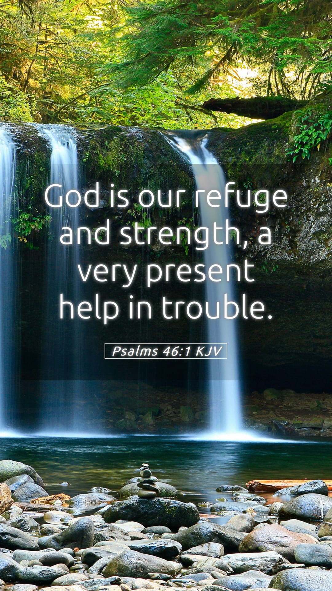 Psalms 46:1 — Mobile (Portrait)