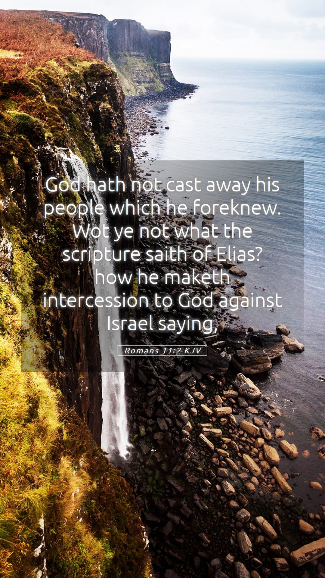 Romans 11:2 — Mobile (Portrait)