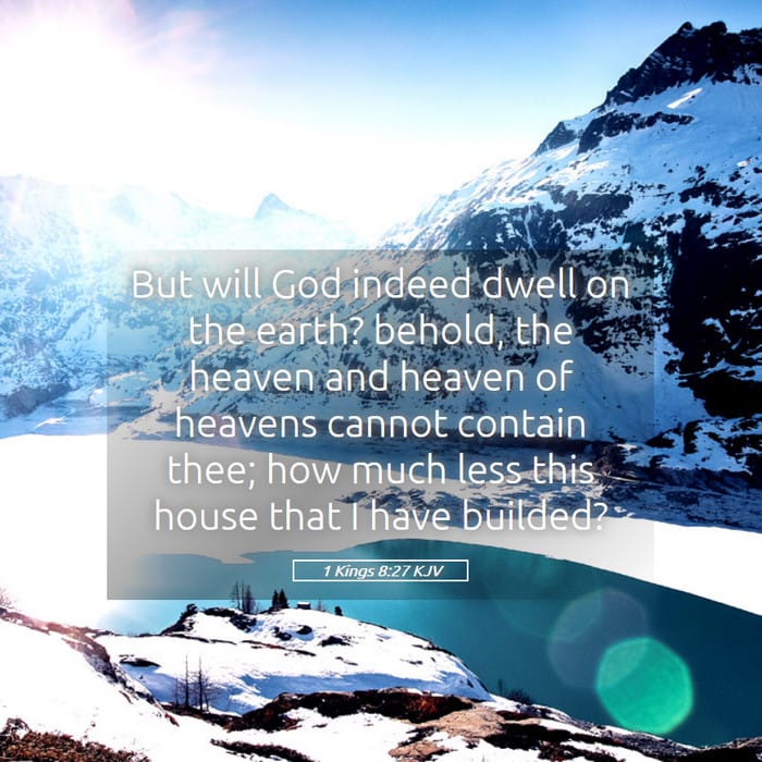 1 Kings 8:27 — Square (1:1)